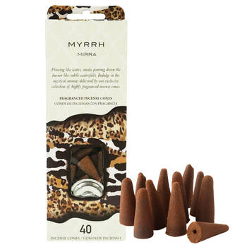 Wierookkegels Incense cones 40 stuks - Myrrh