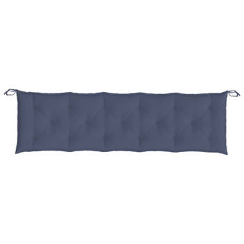 vidaXL Tuinbankkussen 180x50x7 cm oxford stof marineblauw