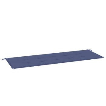 vidaXL Tuinbankkussen 150x50x3 cm oxford stof marineblauw