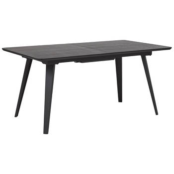 Beliani IRVINGTON - Eettafel-Zwart-MDF