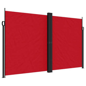 vidaXL Windscherm uittrekbaar 200x600 cm rood