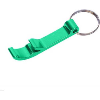 Knaak Bier Sleutelhanger - Bieropener - Beer Opener - Flesopener - Keychain - Groen