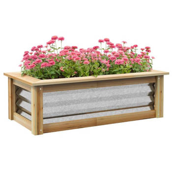 Plantenbakken voor buiten - Bloemen - Planten - Bloembak verhoogd - Bloempot - 90 x 45 x 30cm