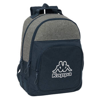 Schoolrugzak Kappa Dark navy Grijs Marineblauw 32 x 42 x 15 cm