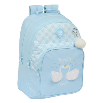 Schoolrugzak Glow Lab Cisnes Blauw 32 x 42 x 15 cm