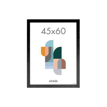 ACAZA Fotokader - Fotolijst - Wissellijst - 45x60 cm - MDF - Zwart