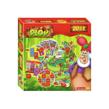 Kabouter Plop bordspel - 20 in 1 spel - 20 spellen