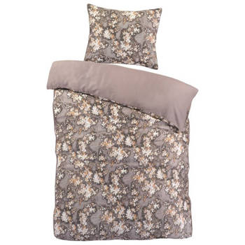 Papillon Aurora Dekbedovertrek Eenpersoons - 140x200/220 - Beige