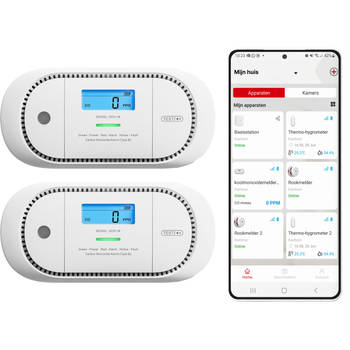 X-Sense XC01-M Koolmonoxidemelder - Link+ Pro 2-pack