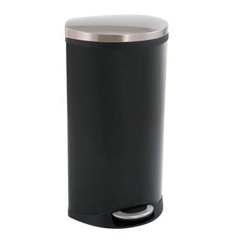 EKO - Shell Bin pedaalemmer 30 liter, EKO - steel Plastic - zwart