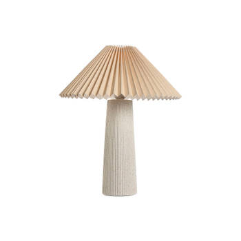 Bureaulamp Home ESPRIT Beige Keramisch 50 W 220 V 35 x 35 x 41 cm