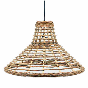 Plafondlamp DKD Home Decor 56 x 56 x 34 cm Bruin Rotan 50 W