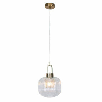 Plafondlamp DKD Home Decor Kristal Gouden Metaal Transparant (20 x 20 x 26 cm)