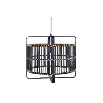 Plafondlamp DKD Home Decor Zwart Bamboe 50 W 40 x 40 x 35 cm