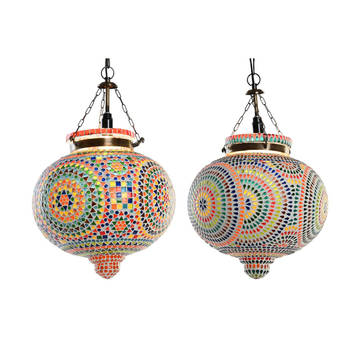 Plafondlamp DKD Home Decor Kristal Multicolour 25 W 29 x 29 x 29 cm (2 Stuks)