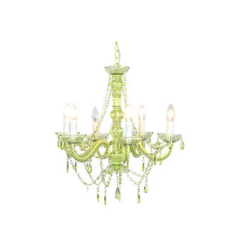 Plafondlamp DKD Home Decor Metaal Groen Acryl 25 W (51 x 51 x 100 cm)