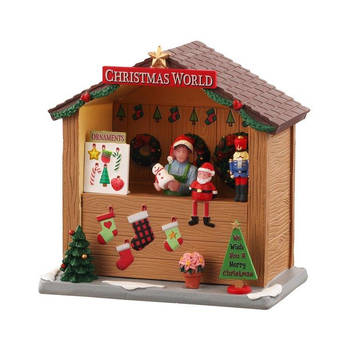 LEMAX - Christmas World Booth B/O (3V) Kerst