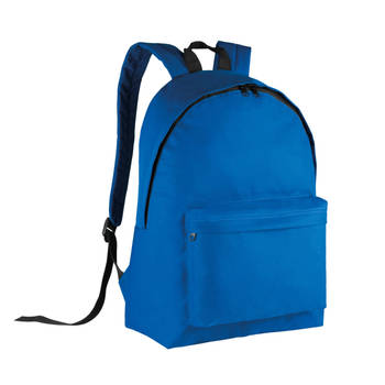 Kimood Schooltas/rugzak voor tieners - 27 L - basisschool - lunchtas - blauw - 30 x 19 x 42 cm - Rugzak - kind