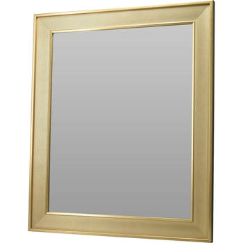 Home & Styling Wandspiegel met brede lijst El Dorado - frame kleur goud - 50 x 60 cm - Spiegels