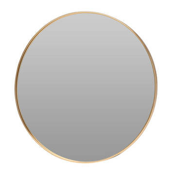 Home & Styling Wandspiegel Golden Circle - frame kleur goud - Dia 50cm - Spiegels