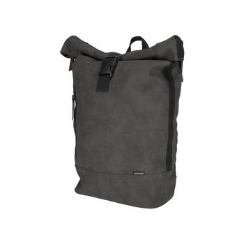 Norlander Rugtas 25L - Rolltop rugzak - 30 x 15 x 57 cm - Vegan Dull PU - Grijs