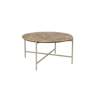 Housecraft Tooz bijzettafel Rond 60 cm Marmer Beige