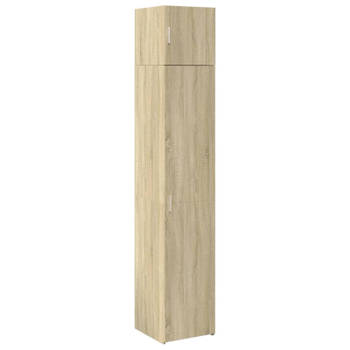 vidaXL Opbergkast smal 40x42,5x225 cm bewerkt hout sonoma eikenkleurig