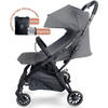 Bellettini® Calesse Buggy Inclusief Reistas, Regenhoes en Bekerhouder - Kinderwagen - Plooibuggy- Grijs