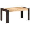 vidaXL Eettafel 160x80x76 cm massief mangohout