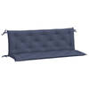 vidaXL Tuinbankkussens 2 st 150x50x7 cm oxford stof marineblauw