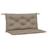 vidaXL Tuinbankkussens 2 st 100x50x7 cm oxford stof taupe