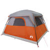 vidaXL Tent 4-persoons waterdicht oranje