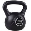 Springos Kettlebell Zwart 10 kg