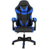 Springos Gamestoel - Gaming Stoel - Ergonomische Bureaustoel - Game stoel - Verstelbaar - Gaming Chair - Blauw/Zwart