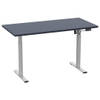 LonaE bureau elektrische hef- en daalfunctie 110x50x71-120cm antraciet, zilverkleurig.