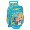 Schoolrugzak met Wielen CoComelon Back to class Licht Blauw (26 x 34 x 11 cm)