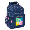 Schoolrugzak Benetton Cool Marineblauw 32 x 42 x 15 cm