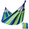 Hangmat - Hammock - 210 x 150 cm - Blauw en Groen