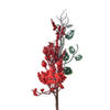 Clayre & Eef Decoratie Tak 34 cm Rood Kunststof Kerstdecoratie Rood Kerstdecoratie