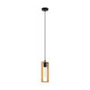 EGLO Littleton Hanglamp - E27 - 11 cm - Zwart/Bruin