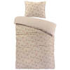 Papillon Freya Dekbedovertrek - Eenpersoons - 140x200/220 - Beige