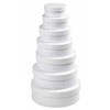 Ronde witte hobby opslag dozen set in 7-formaten - Hobbydecoratieobject