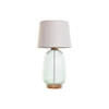 Bureaulamp Home ESPRIT Groen Beige Hout Kristal 50 W 220 V 32 x 32 x 61 cm