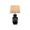 Bureaulamp Home ESPRIT Zwart Gouden Keramisch 50 W 220 V 40 x 40 x 70 cm