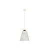 Plafondlamp Home ESPRIT Wit Bamboe Mangohout 50 W 48 x 48 x 57 cm