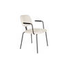 Housecraft Bouton Eetkamerstoelen met armleuning Off White - Set van 2