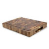 Shinrai Japan - Premium Acaciahouten Snijplank - 41 x 30 x 4.5 cm - Luxe en Duurzame Keukenplank met Handvat