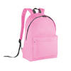 Kimood Schooltas/rugzak voor tieners - 27 L - basisschool - lunchtas - roze - 30 x 19 x 42 cm - Rugzak - kind