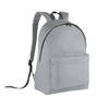 Kimood Schooltas/rugzak voor tieners - 27 L - basisschool - lunchtas - lichtgrijs - 30 x 19 x 42 cm - Rugzak - kind