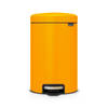 Brabantia NewIcon Prullenbak - 12 liter - Mineral Sunny Orange